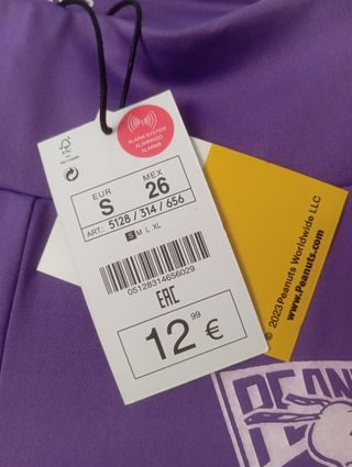 Conjunto Lefties Sudadera y Mallas Peanuts Blanco