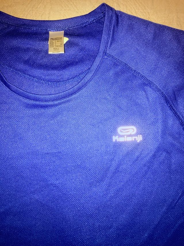 Camiseta deportiva Kalenji azul