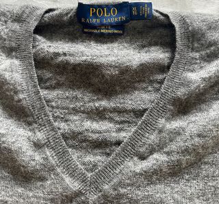 Jersey polo ralph lauren, gris talla XL