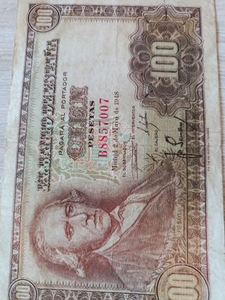 Oferton Billete 100 Pesetas 1948