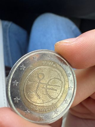 Moneda 2€ Conmemorativa España UEM 1999-2009