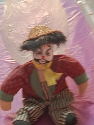 Muñeco payaso vintage20/12 cm