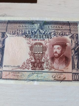 Billete 1000 Pesetas España 1926