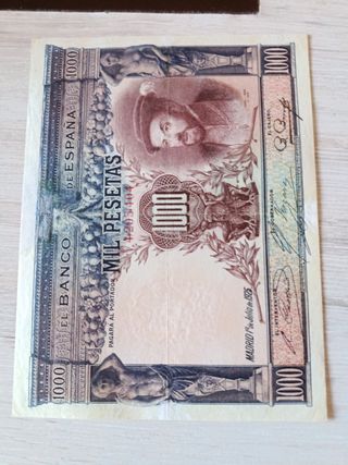 Billete 1000 Pesetas España 1926