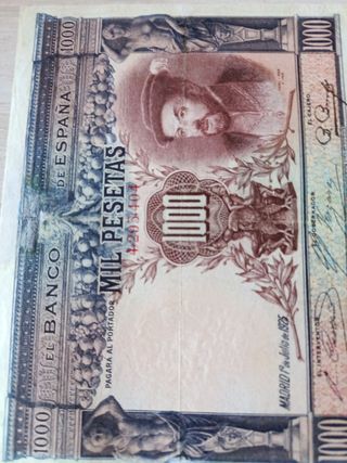 Billete 1000 Pesetas España 1926