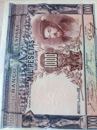 Billete 1000 Pesetas España 1926
