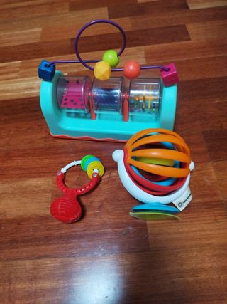 Lote de 3 Juguetes Bebé 6-9 Meses