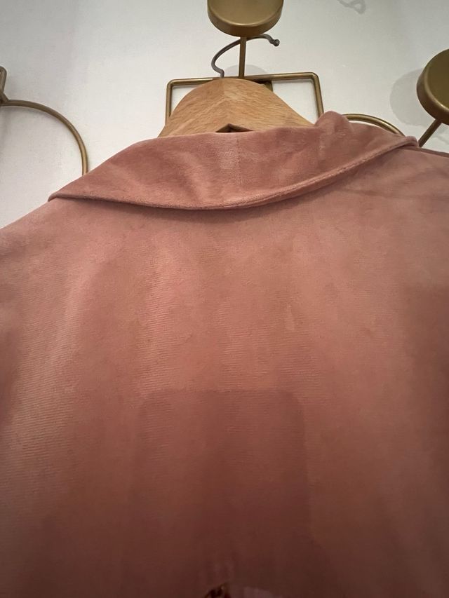 Bata Tigha gamuza y gasa floral M. de Alemania 