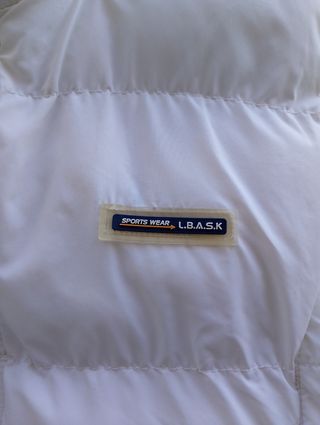 Chaleco blanco chica Peak brand  talla 8 teen