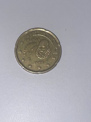 Moneda 20 Céntimos España 1999