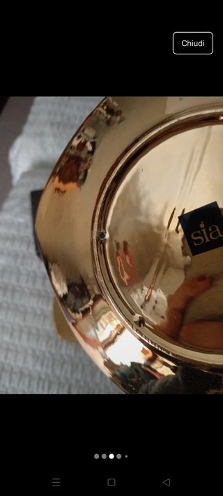 Set 3 Piatti Oro Sia