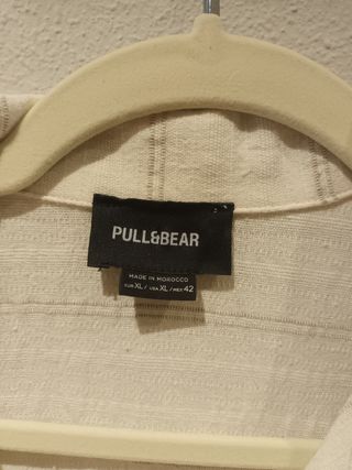Camisa Pull&Bear Beige Talla XL
