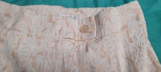 Traje Tweed Beige Talla 42 casaca y 44 pantalon