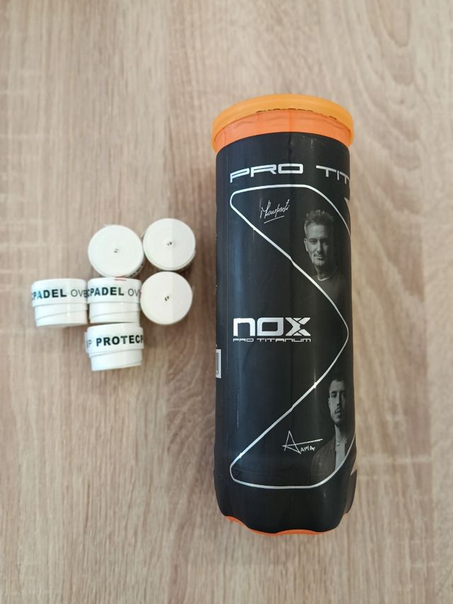 Bote Pelotas Nox Pro Titanium + 6 Overgrips