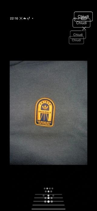 Felpa Adidas uomo grigia