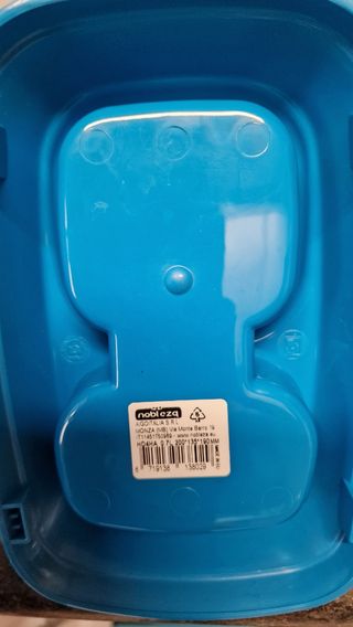 Comedero/bebedero azul para mascotas