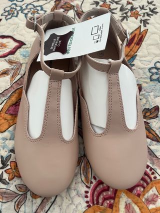 Zapatos niña vestir rosa talla 34