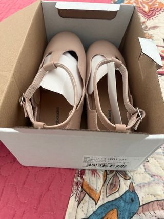 Zapatos niña vestir rosa talla 34