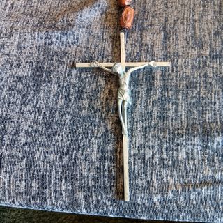 Rosario de madera para procesión o pared