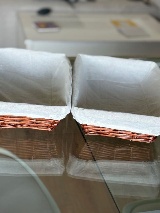 Pack 2 cestas de mimbre