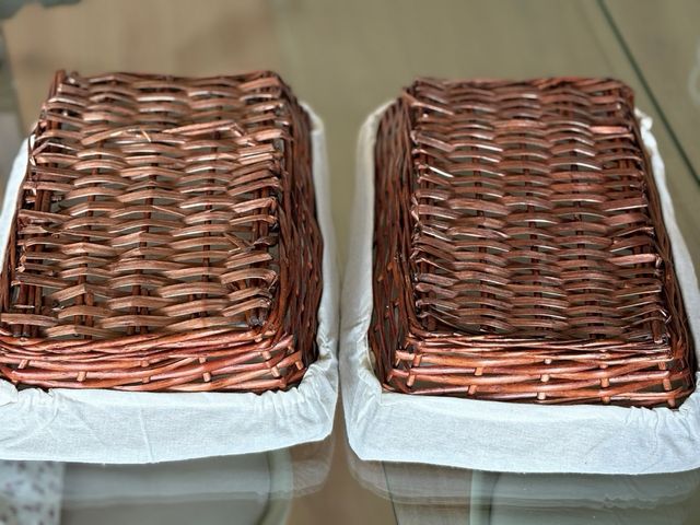 Pack 2 cestas de mimbre