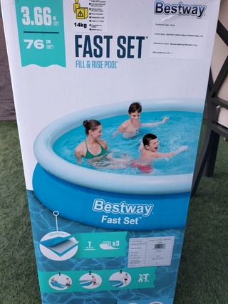 Piscina Hinchable Bestway Fast Set 3.66m