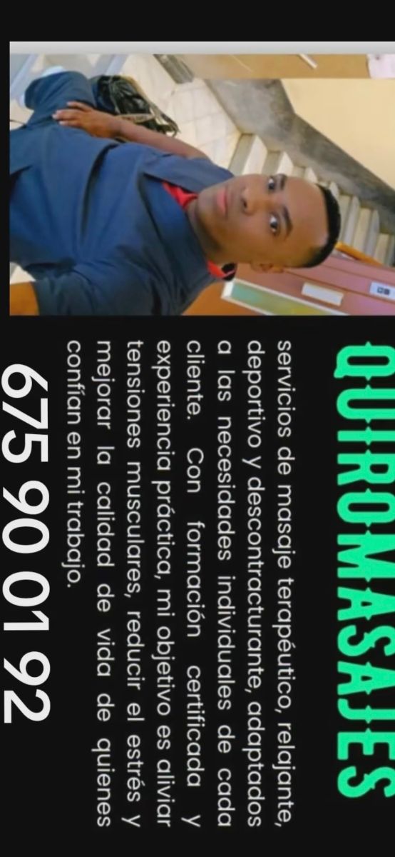 Quiromasaje Terapéutico y Deportivo