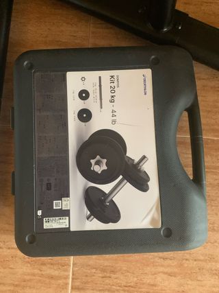 Set Mancuernas DOMYOS 20kg
