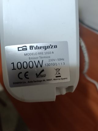 Calefactores Eléctricos Orbegozo