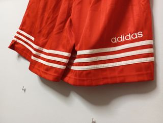 ADIDAS XL futbol shorts Vintage90s ROJO SemiNUEVOS