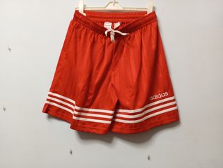 ADIDAS XL futbol shorts Vintage90s ROJO SemiNUEVOS