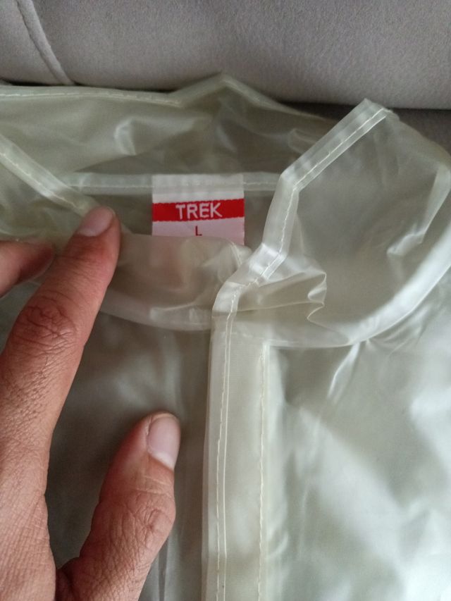 Chubasquero Trek Ciclismo Transparente