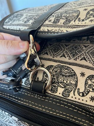 Mochila con estampado de elefantes