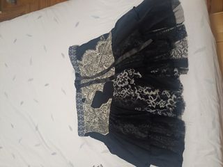 Minifalda Desigual gótica
