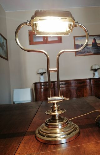 Lampada nautica alogena da scrivania