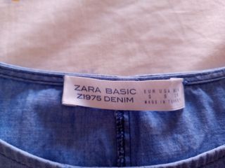 Vestido Zara azul mujer