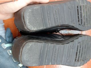 Botines piel negros talla 35