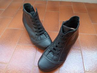 Botines piel negros talla 35