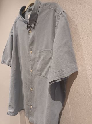 Camisa H&M Azul Talla XL