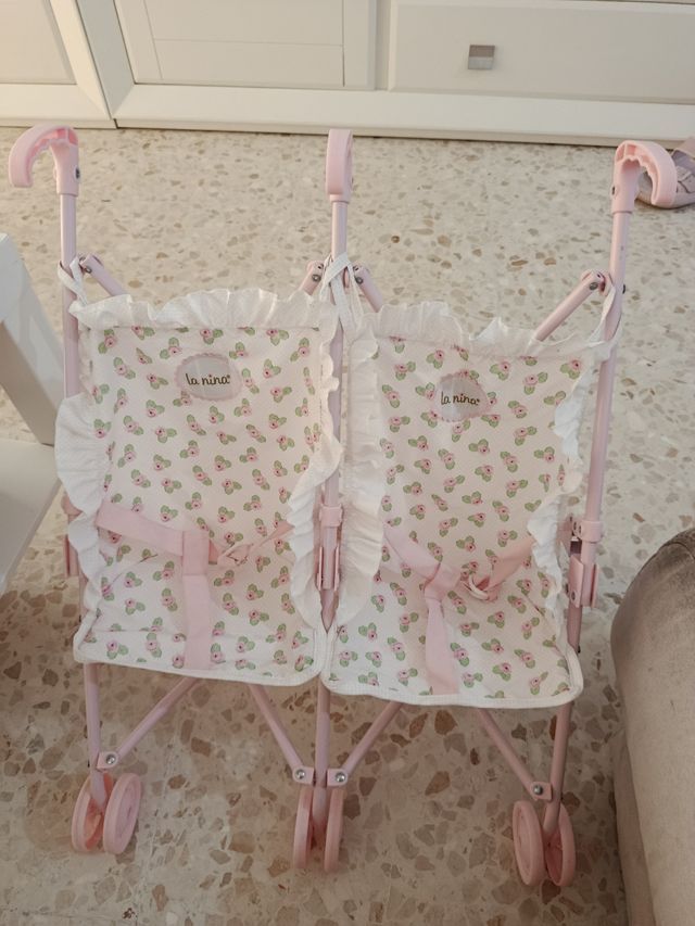 Silla Gemelar Muñeca La Nina