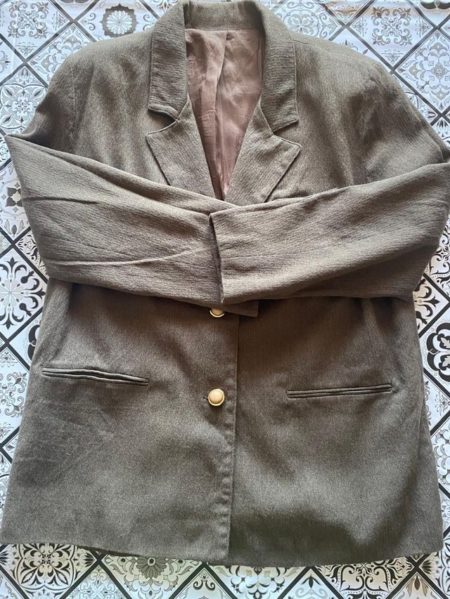 Giacca donna vintage verde oliva