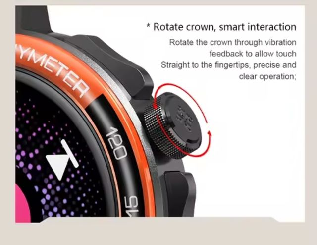 Reloj Inteligente Negro y Rojo