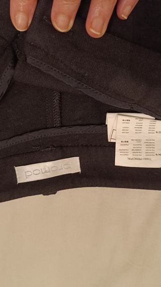 Pantalón corto negro Talla L mujer Marca Promod