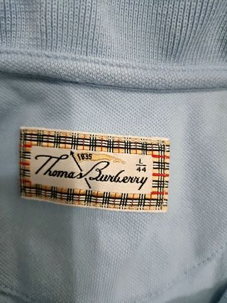 Vestido Polo Tomás burberry Talla L Azul