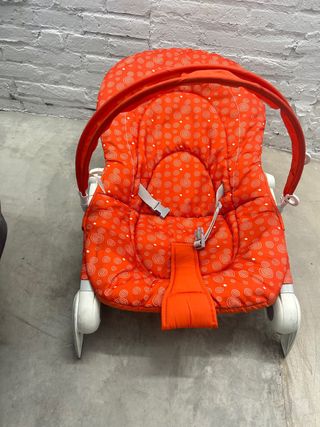 Hamaca para bebé roja
