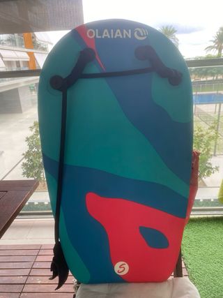 Bodyboard OLAIAN niños 4-8 años asas tabla de surf