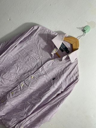 ¡¡OFERTA!! Talla M Camisa Ralph Lauren Rayas Rosas