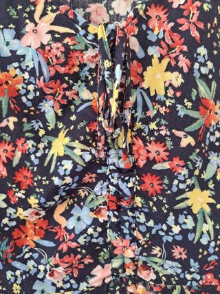 Vestido floral Oysho multicolor