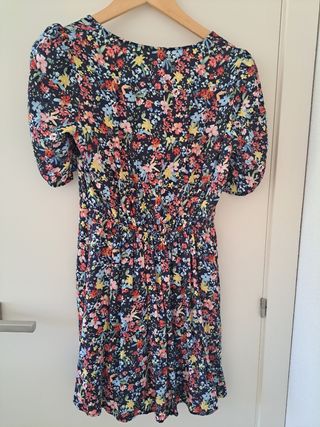 Vestido floral Oysho multicolor