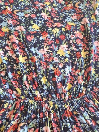 Vestido floral Oysho multicolor